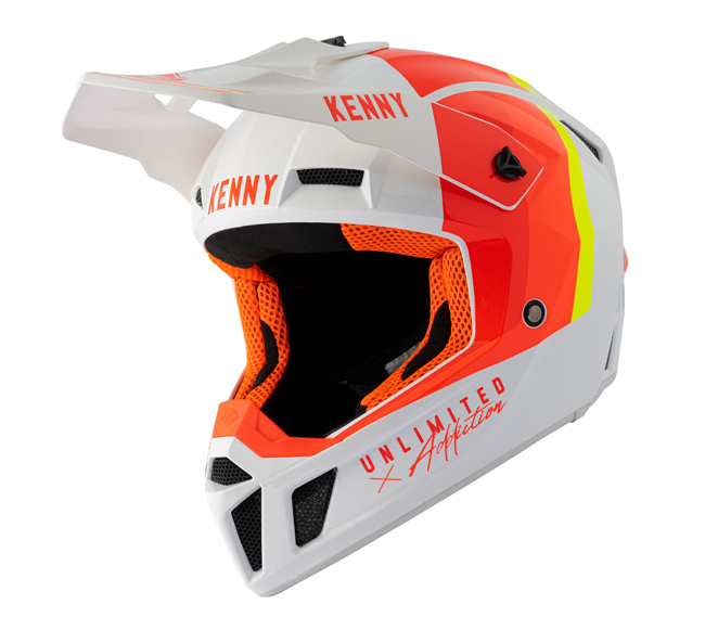 CASQUE KENNY Performance Blanc/Orange